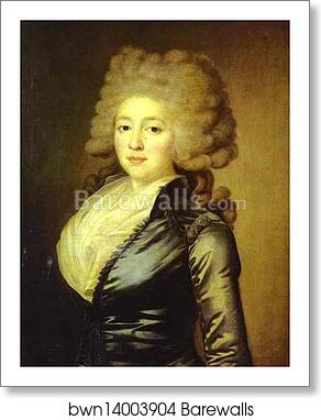 Portrait of Olga Zherebtsova by Jean-Louis Voille, Art Print Portrait of Olga Zherebtsova by Jean-Louis Voille, Art Print