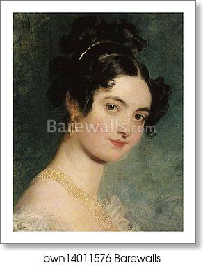 Lady Selina Meade. Detail by Sir Thomas Lawrence, Art Print