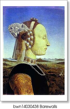 Diptych Portraits of Federico da Montefeltro, Duke of Urbino, and his Wife, Batista Sforza by Piero Della Francesca, Art Print Diptych Portraits of Federico da Montefeltro, Duke of Urbino, and his Wife, Batista Sforza by Piero Della Francesca, Art Print