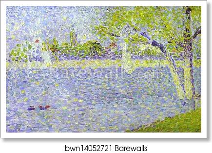 The Siene at La Grande Jatte by Georges Seurat, Art Print