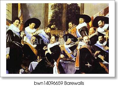 Banquet of the Officers of the Civic Guard of St. Andrew by Frans Hals, Art Print Banquet of the Officers of the Civic Guard of St. Andrew by Frans Hals, Art Print