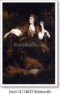 Sarah Siddons as the Tragic Muse by Sir Joshua Reynolds, Art Print Sarah Siddons as the Tragic Muse by Sir Joshua Reynolds, Art Print