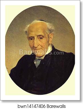 Portrait of Archbishop Giuseppe Capecalatro by Karl Brulloff, Art Print