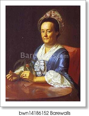 Mrs. John Winthrop by John Singleton Copley, Art Print