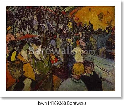 The Arena at Arles by Vincent Van Gogh, Art Print