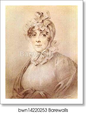 Portrait of Princess Scherbatova by Alexander Molinari, Art Print Portrait of Princess Scherbatova by Alexander Molinari, Art Print