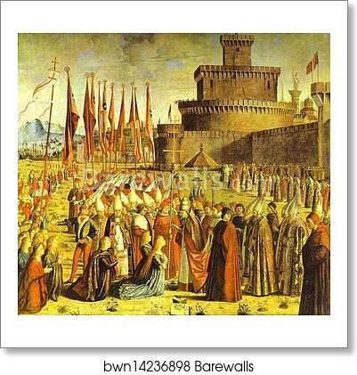 Legend of St. Ursula: The Meeting with the Pope by Vittore Carpaccio, Art Print Legend of St. Ursula: The Meeting with the Pope by Vittore Carpaccio, Art Print