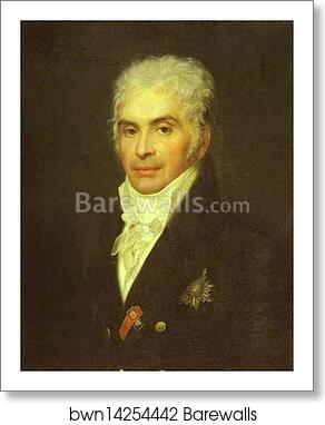 Portrait of the Prince P. P. Scherbatov by Orest Kiprensky, Art Print