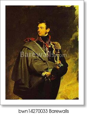 Portrait of Count Mikhail Semyonovich Vorontsov by Sir Thomas Lawrence, Art Print