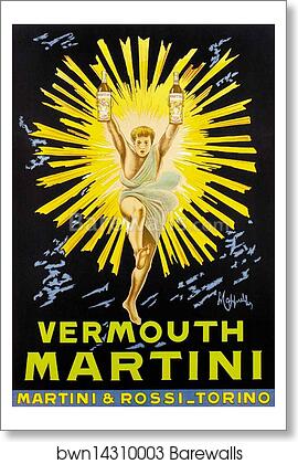 Vermouth Martini / Martini & Rossi - Torino by Leonetto Cappiello, Art Print Vermouth Martini / Martini & Rossi - Torino by Leonetto Cappiello, Art Print