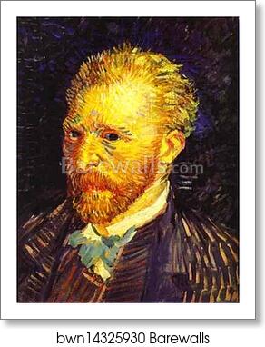 Self-portrait by Vincent Van Gogh, Art Print