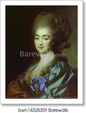 Portrait of Princess P. N. Repnina by Dmitry Levitzky, Art Print