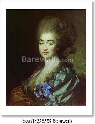 Portrait of Princess P. N. Repnina by Dmitry Levitzky, Art Print Portrait of Princess P. N. Repnina by Dmitry Levitzky, Art Print