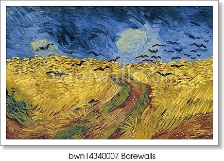 Wheatfield with Crows by Vincent Van Gogh, Art Print