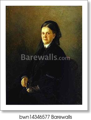 Portrait of Anna Olsufyeva by Nikolay Gay, Art Print