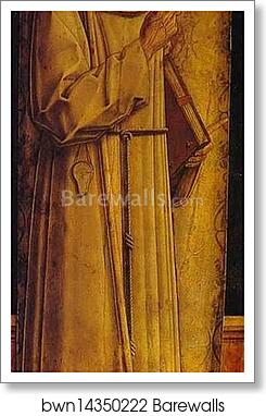 St. James of the Marche with Two Kneeling Donors by Carlo Crivelli, Art Print St. James of the Marche with Two Kneeling Donors by Carlo Crivelli, Art Print