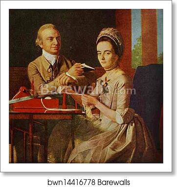 Governor Thomas Miffin and Mrs. Miffin by John Singleton Copley, Art Print