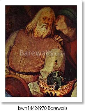 The Adoration of the Kings. Detail by Pieter Bruegel The Elder, Art Print The Adoration of the Kings. Detail by Pieter Bruegel The Elder, Art Print