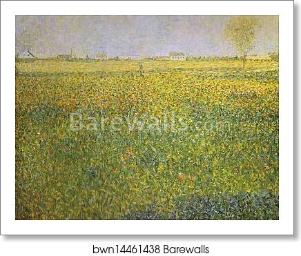 Alfalfa, La Lucerne, Saint-Denis by Georges Seurat, Art Print