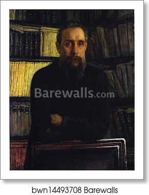 Portrait of Pavel Kostychev by Nikolay Gay, Art Print