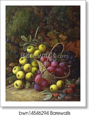 Still Life of Fruit by George Clare, Art Print