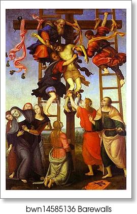 The Deposition from the Cross by Pietro Perugino, Art Print The Deposition from the Cross by Pietro Perugino, Art Print