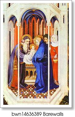 Presentation in the Temple by Melchior Broederlam, Art Print Presentation in the Temple by Melchior Broederlam, Art Print