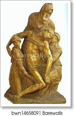 Pieta by Michelangelo, Art Print