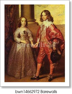 Princess Mary Stuart and Prince William of Orange by Sir Anthony Van Dyck, Art Print Princess Mary Stuart and Prince William of Orange by Sir Anthony Van Dyck, Art Print
