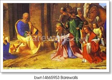 Adoration of the Magi by Giorgione, Art Print