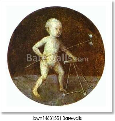 Christ Child with a Walking-Frame by Hieronymus Bosch, Art Print Christ Child with a Walking-Frame by Hieronymus Bosch, Art Print