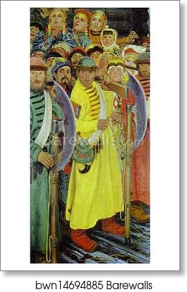 They are Coming! (Moscovites Watching the Entry of a Foreign Embassy into Moscow at the End of the XVII Century) by Andrey Ryabushkin, Art Print They are Coming! (Moscovites Watching the Entry of a Foreign Embassy into Moscow at the End of the XVII Century) by Andrey Ryabushkin, Art Print