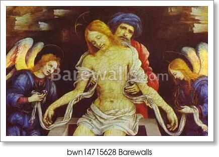 Pieta by Filippino Lippi, Art Print