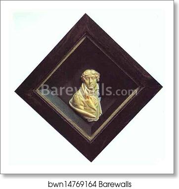 Self-Portrait by Count Feodor Tolstoy, Art Print