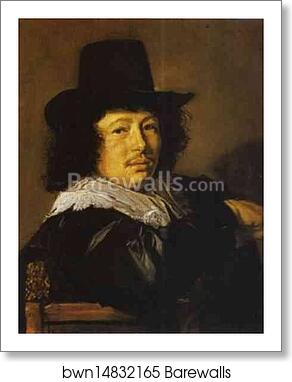 Portrait of Young Man by Frans Hals, Art Print
