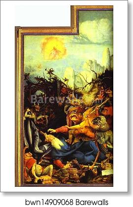 The Temptation of St. Anthony by Matthias Grünewald, Art Print The Temptation of St. Anthony by Matthias Grünewald, Art Print