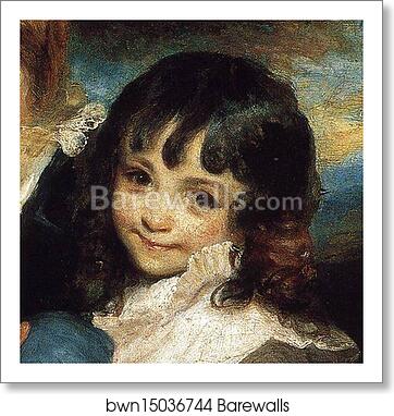 Lady Smith and Children. Detail by Sir Joshua Reynolds, Art Print