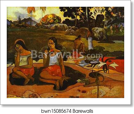 Nave Nave Moe (Sacred Spring) by Paul Gauguin, Art Print