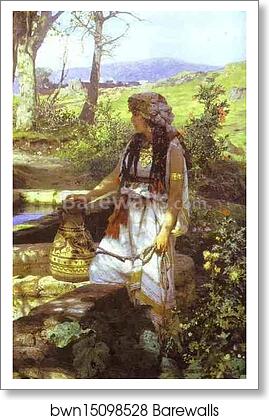 Christ and the Samaritan Woman. Detail by Henryk Hector Siemiradzki, Art Print Christ and the Samaritan Woman. Detail by Henryk Hector Siemiradzki, Art Print