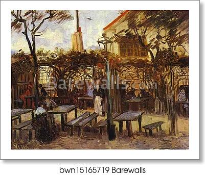 Terrace of the Cafè "La Guinguuette" by Vincent Van Gogh, Art Print Terrace of the Cafè "La Guinguuette" by Vincent Van Gogh, Art Print