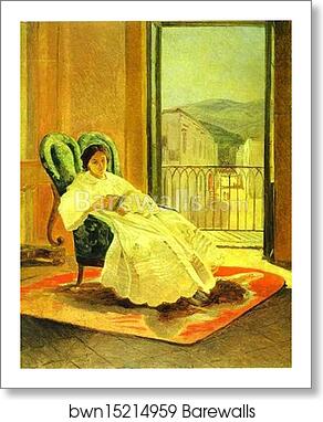 Portrait of the Artist's Wife Anna Gay, née Zabela by Nikolay Gay, Art Print Portrait of the Artist's Wife Anna Gay, née Zabela by Nikolay Gay, Art Print