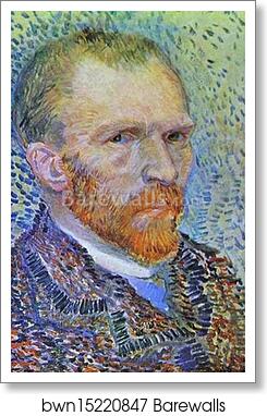 Self-Portrait by Vincent Van Gogh, Art Print