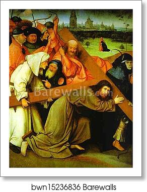 Christ Carrying the Cross by Hieronymus Bosch, Art Print