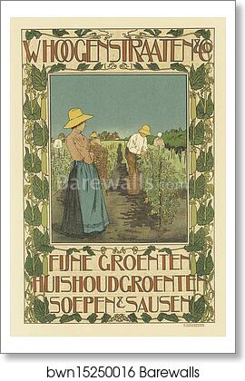Maison Whoogenstraaten et Co (Denrées alimentaires) by Johann Georg Van Caspel, Art Print Maison Whoogenstraaten et Co (Denrées alimentaires) by Johann Georg Van Caspel, Art Print