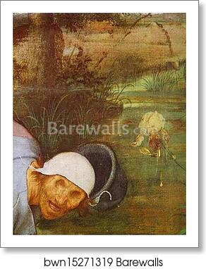 The Parable of the Blind. Detail by Pieter Bruegel The Elder, Art Print