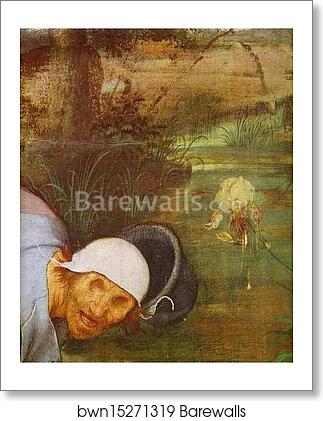The Parable of the Blind. Detail by Pieter Bruegel The Elder, Art Print The Parable of the Blind. Detail by Pieter Bruegel The Elder, Art Print