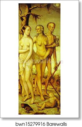 The Three Ages and Death by Hans Baldung, Called Grien, Art Print The Three Ages and Death by Hans Baldung, Called Grien, Art Print