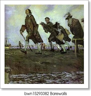 Peter the Great. Detail by Valentin Serov, Art Print