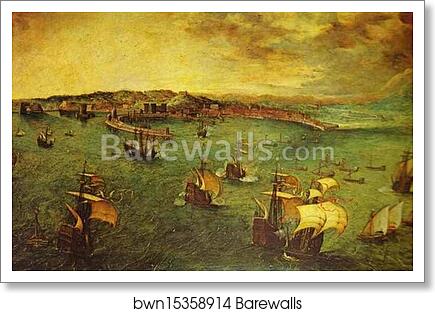 The Bay of Naples by Pieter Bruegel The Elder, Art Print