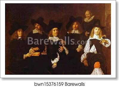 The Governors of the Old Men's Almhouse at Haarlem by Frans Hals, Art Print The Governors of the Old Men's Almhouse at Haarlem by Frans Hals, Art Print